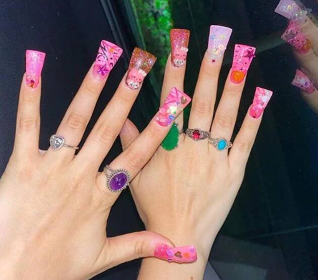 Duck Nails Are TikTok's Most Unexpected Nail Trend