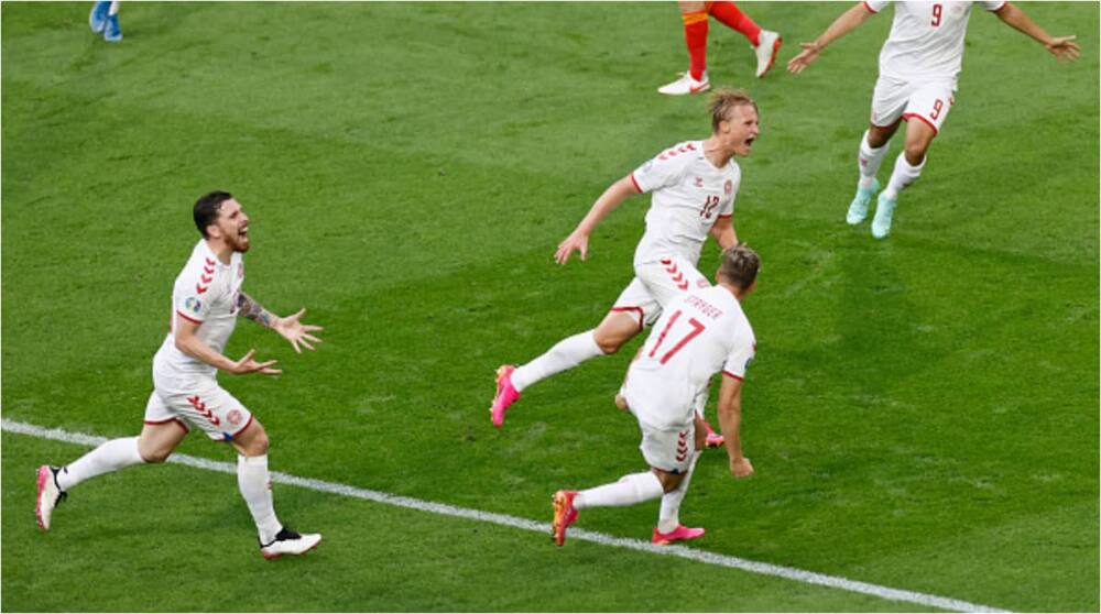 Kasper Dolberg nets brace as Impressive Denmark defeat Wales to reach Euro 2020 quarterfinal