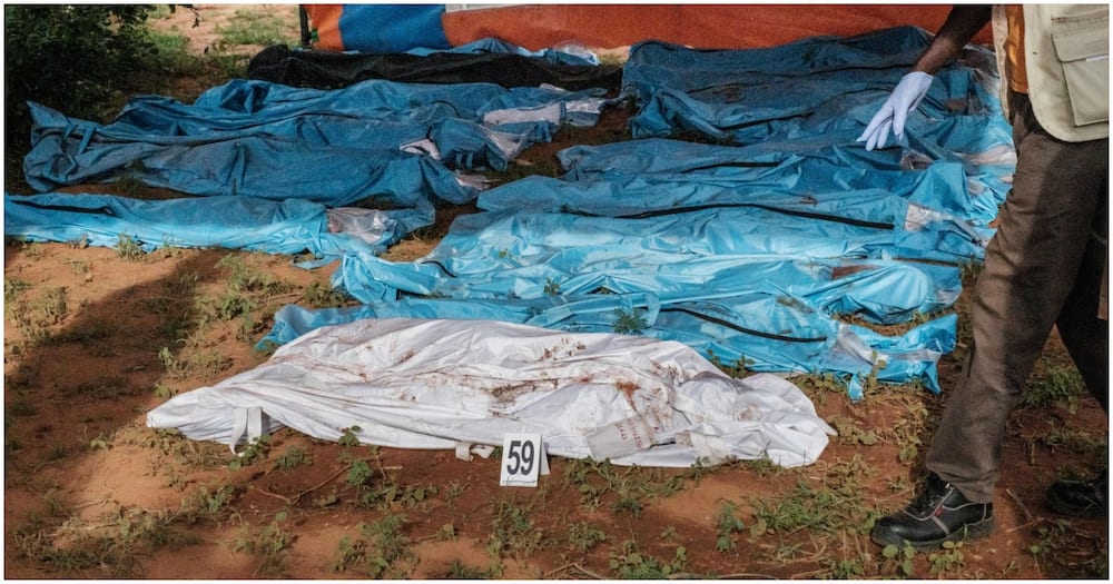 Bodies exhumed from Shakahola Forest