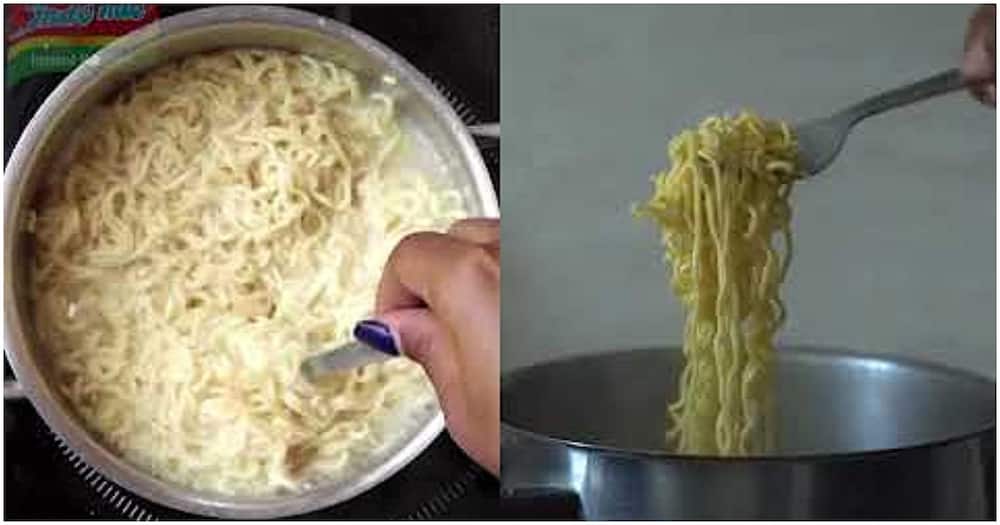 Instant Indomie noodles.