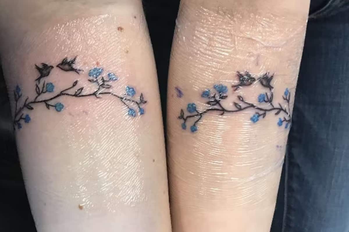 Matching Cousin Tattoos - Arrow, Feather, Love, and More