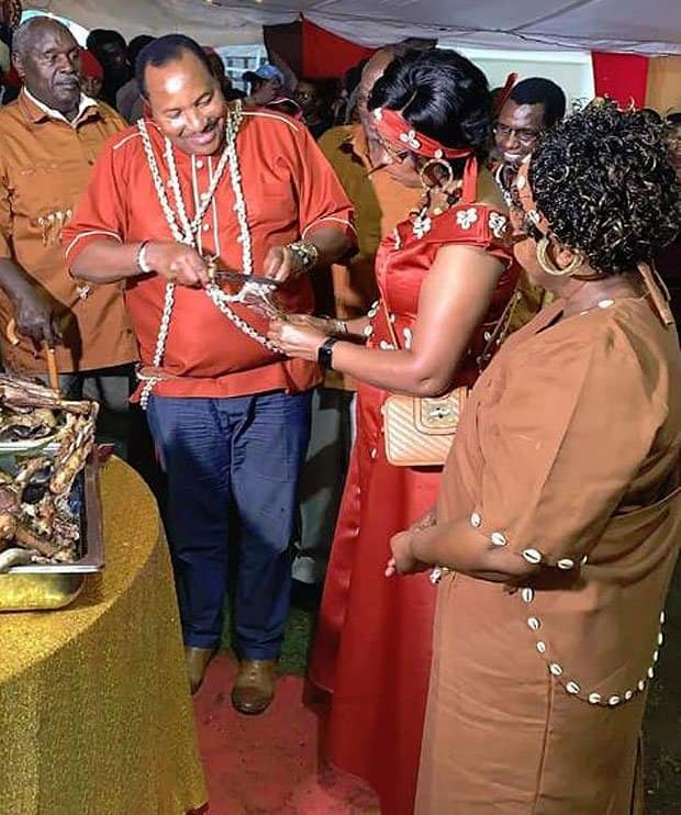 Ferdinand Waititu's traditional wedding