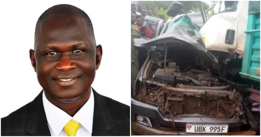 Patrick Okabe, Uganda MP, road accident.