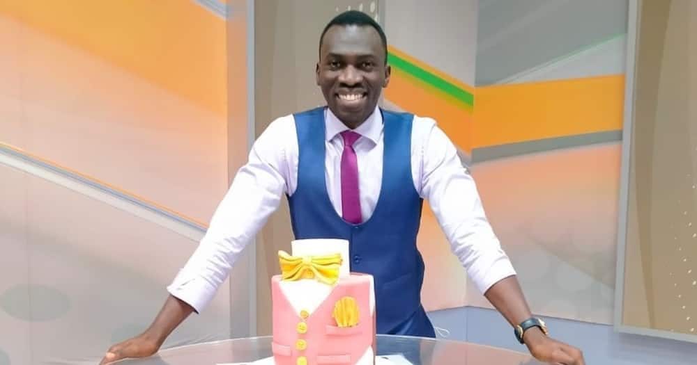 He was crowned best male TV presenter by TUKO Readers. Photo: Trevor Ombija.
