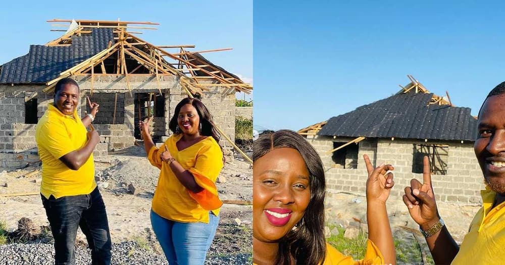 Terence Creative, Wife Milly Chebby Show Off Exquisite Family Home They're Building