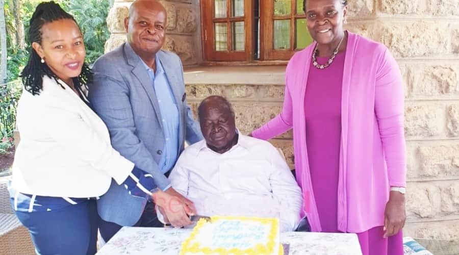 Mwai Kibaki Holds Simple Birthday Party at Muthaiga Home, Kenyans Can't Keep Calm: "We Miss You"