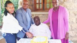 Birthday Boy: Familia Yamuandalia Kibaki Sherehe Ndogo ya Kuadhimisha Miaka 90