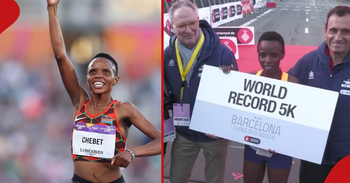 Kenya's Athlete Beatrice Chebet Breaks Women's World 5km Record In ...