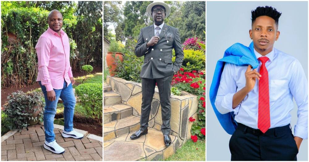 Top influencers. Photo: Jalang'o, Mwalimu Churchill, Eric Omondi.