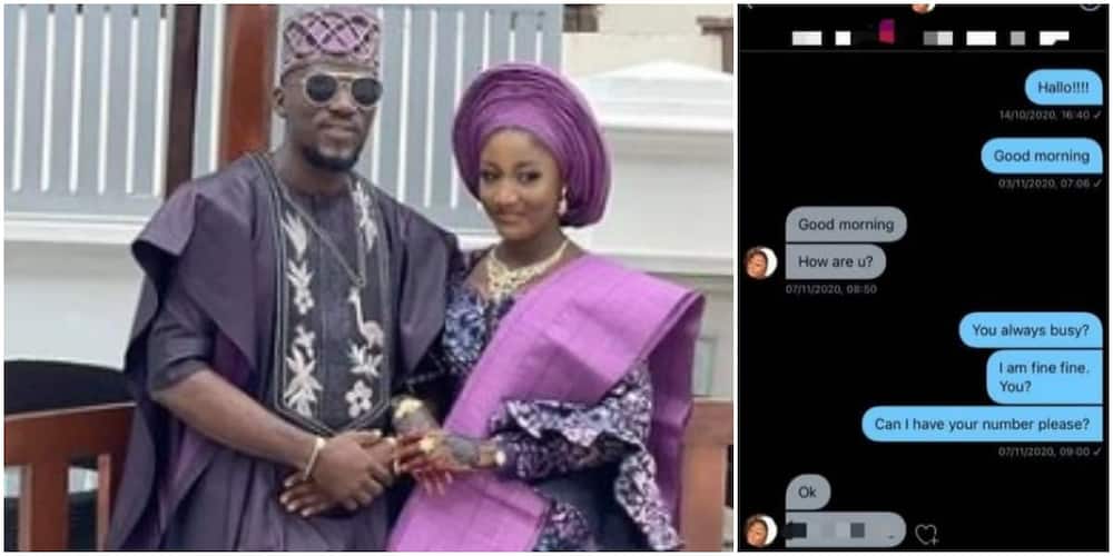 Mixed reactions as Nigerian man weds lady who ignored him on Twitter for 24 days