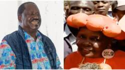 Raila Odinga's Supporter Humorously Says She Fainted when He Lost Election: "Nilikuwa Mgonjwa"