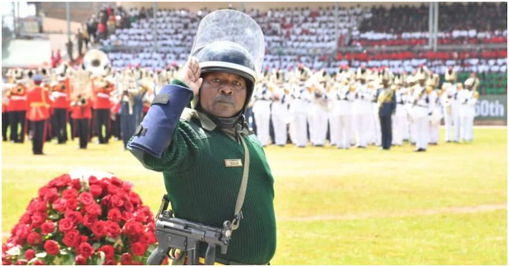 Kenyan soldier.