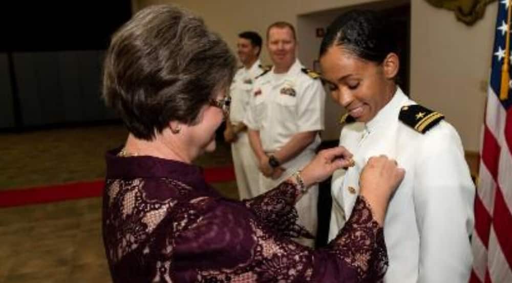 U.S. Navy's first Black female fighter pilot gets her Wings of Gold