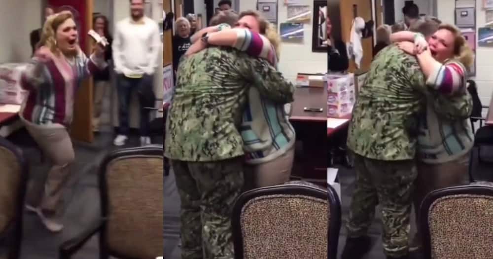 Mum and son show incredible love for each other after meeting for first time in two years.