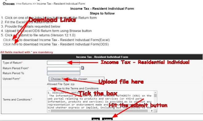 file PAYE on iTax