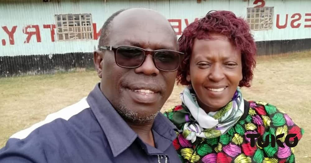 Bishop Wilson Kurui and his wife Christine. Photo: TUKO.co.ke.