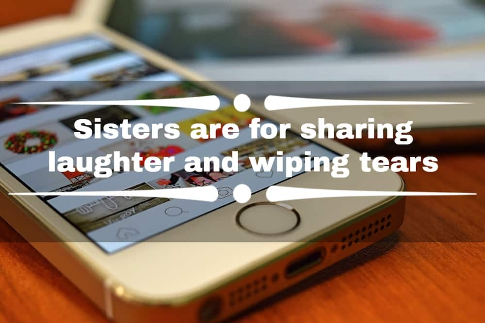 One-word sister captions for Instagram