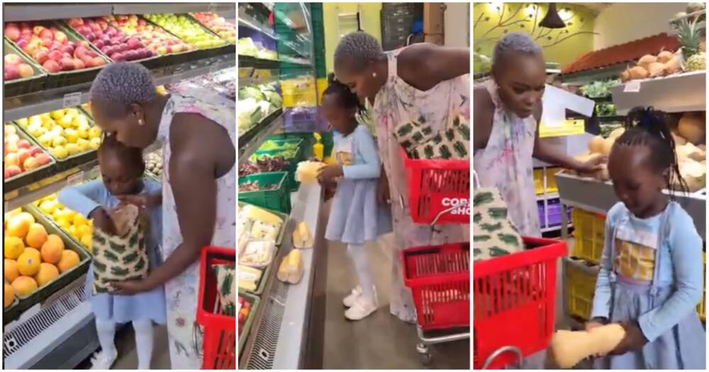 Terryanne Chebet shopping with daughter.