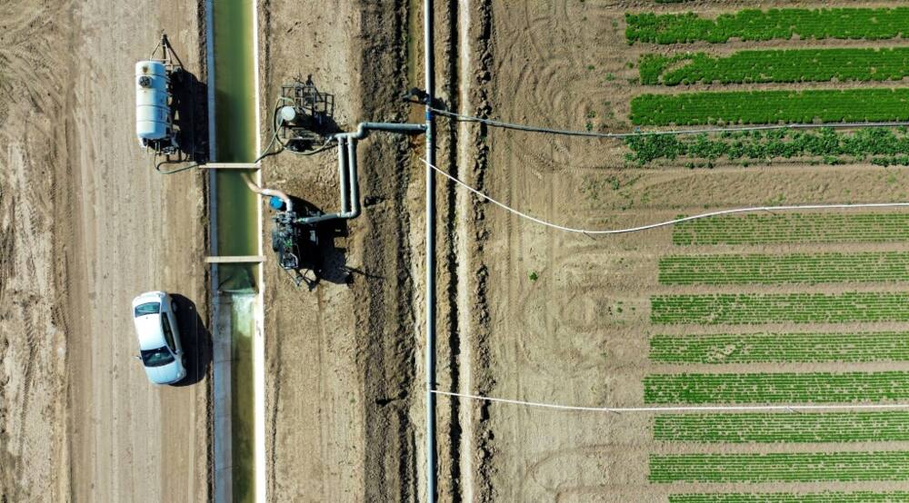 Farmers realized Imperial Valley's permanent sunshine would allow it to produce crops year-round, as long as they could keep the fields watered