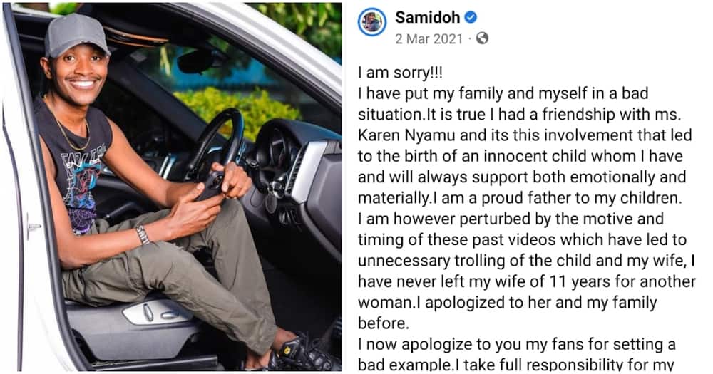 Samidoh is a police officer and popular mugithi artiste.