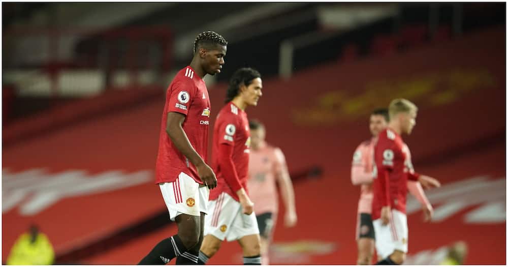 Man United suffer shock 2-1 home defeat to bottom side Sheffield United