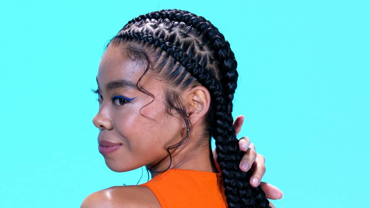 20 stitch braids ponytail hairstyle ideas that look stunning