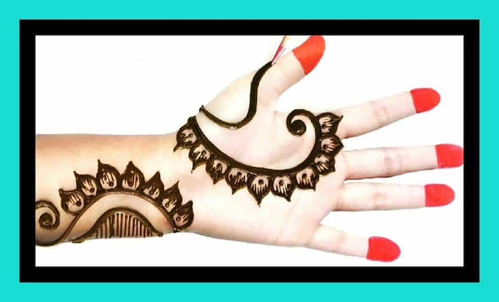 30 Simple Mehndi Designs For Hands Step By Step Images