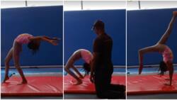Wahu Kagwi Stunned by Nyakio's Body Flexibility During Gymnastics Class: "My Baby"