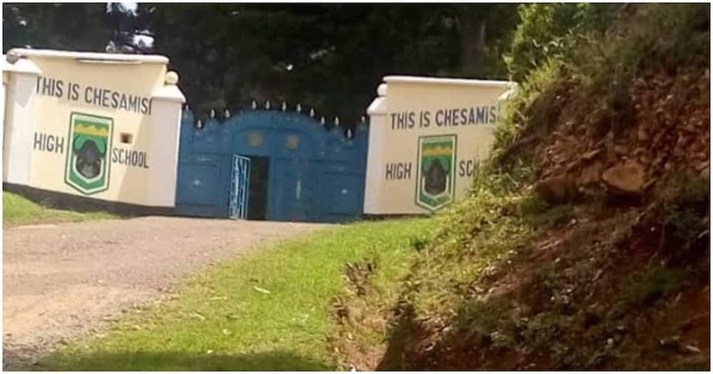 The students destroyed a computer lab and destroyed two vehicles one belonging to the principal. Photo: Chesamisi High School.