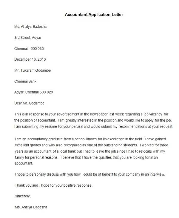 💣 Application letter for a job. How to Write a Letter of ...