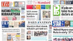 Kenyan Newspapers Review: Man Kills Daughter During Fight with His Wife after Fallout