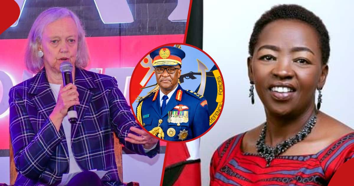 Francis Ogolla: Martha Karua, US Ambassador Meg Whitman Lead in Mourning Chief of Defence Forces