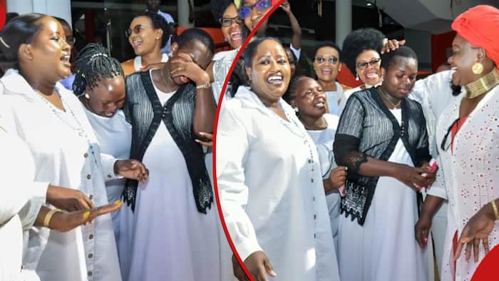 Linet Toto: Photos of Bomet Woman Rep Shedding Tears During Flashy Baby Shower Emerge