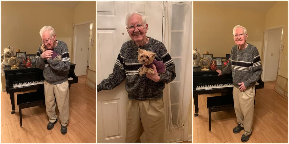 90-year-old man lights warms people's hearts with adorable birthday photos