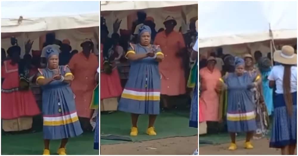 Grandma Pulls Off Stunning Amapiano Moves at Event, Others Join Her in Hilarious Clip.