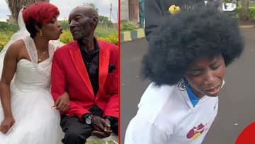 Manzi wa Kibera Cries Profusely after Viewing Elderly Ex-Lover's Body, Grateful He Made Her Trend
