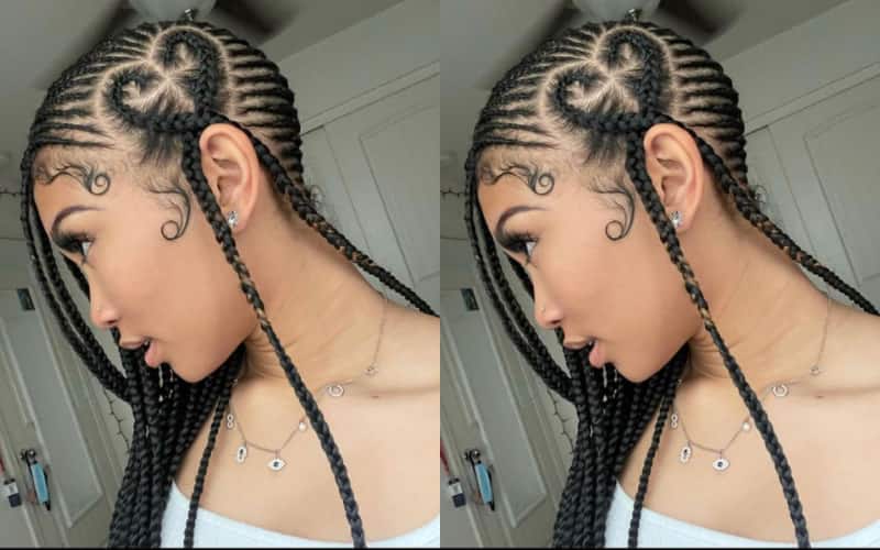 Braiding Hairstyles & Low Cuts Braids Patterns Book For Women