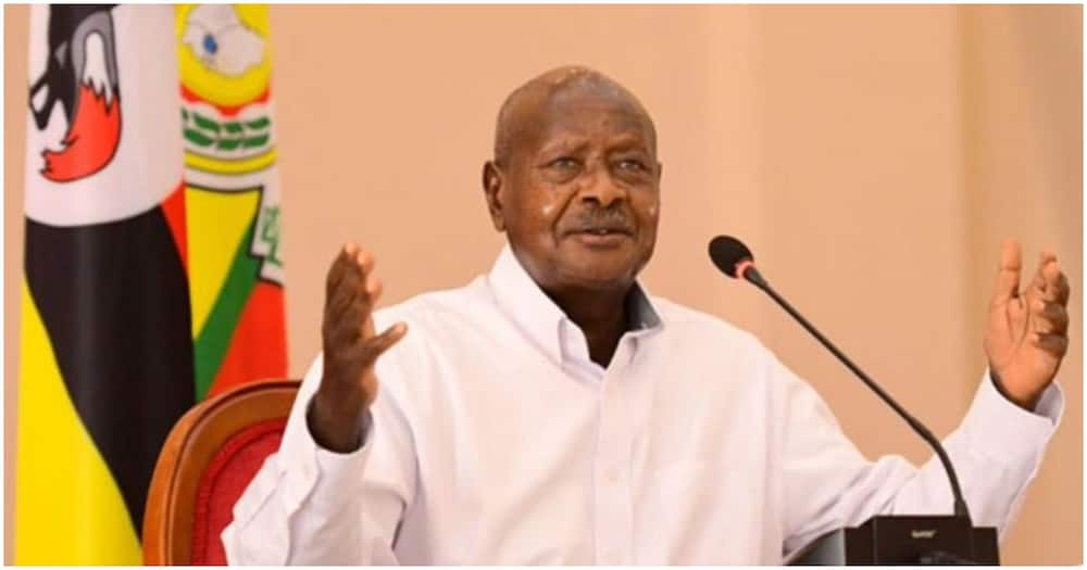 Museveni maintain he doesn't eat rice because he is not Indian.