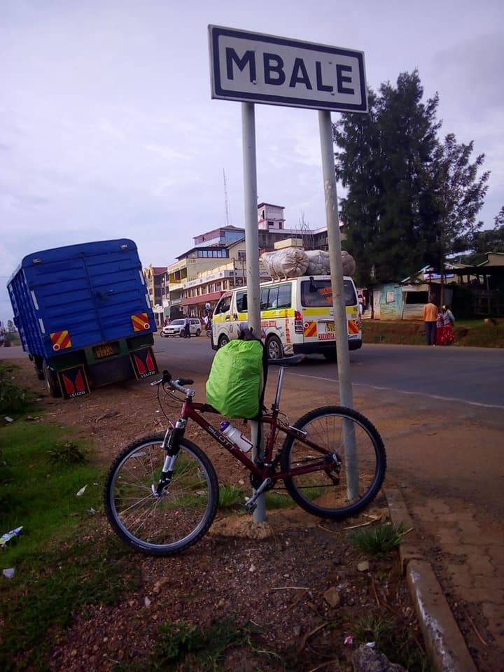 JKUAT university student cycles over 500 km to encourage use of bicycles in Kenyan cities and towns