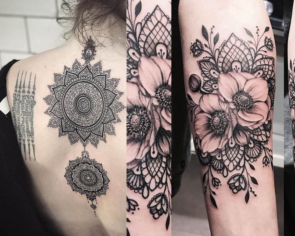 20+ lace tattoo designs and meaning 