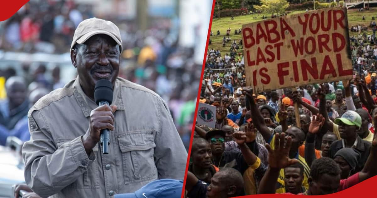 Raila Odinga Declares Nationwide Protests Will Return In 2024 Over Cost ...