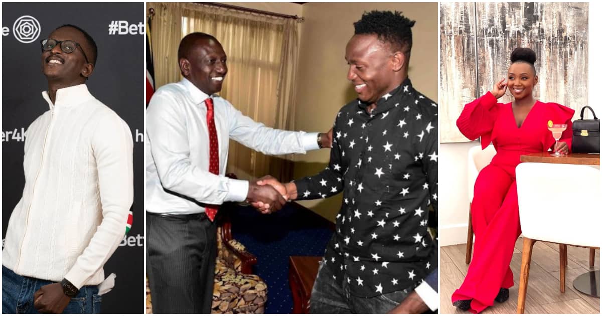 Njugush, Wanyama Among Celebrities to Send Congratulatory Messages to William Ruto: "Peace"
