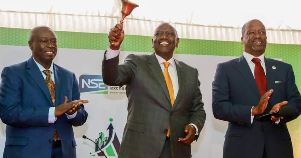 William Ruto launched the enhanced NSE Market Place.