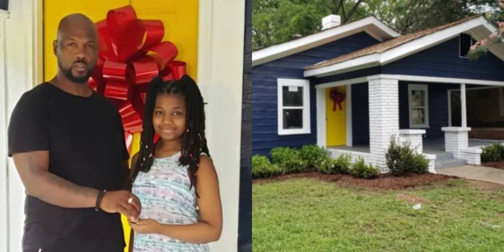 PHOTOS: Great joy as Black father gifts his daughter luxurious house for her 13th birthday