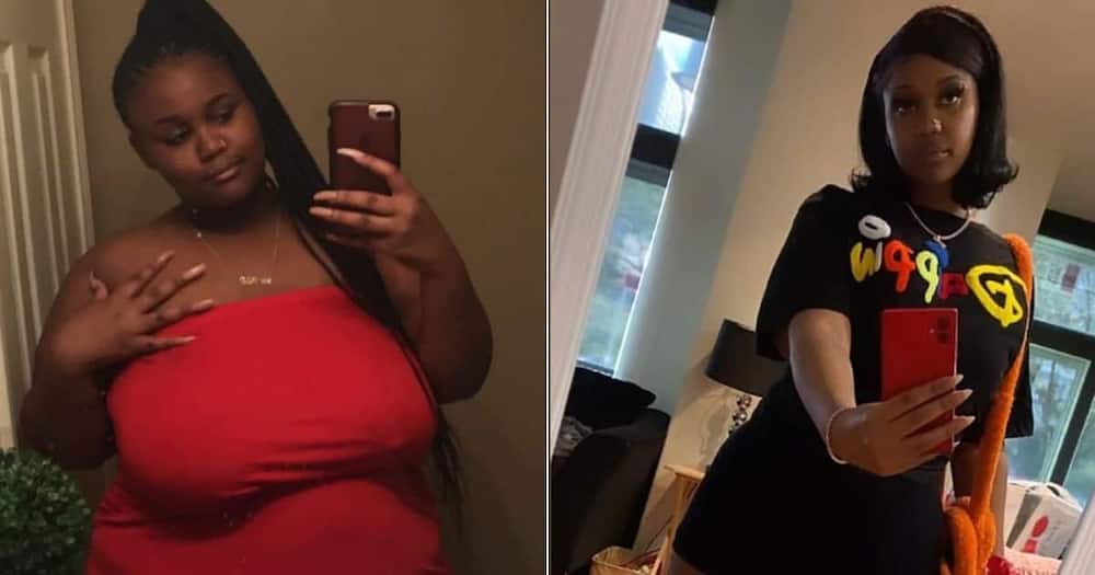 Beautiful Lady, Weight Loss Transformation, South Africa.