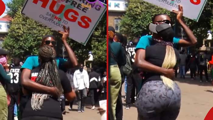 Man Goes Viral for Offering 'Tax-Free' Hugs During Nairobi Protests: "He's Cooking"