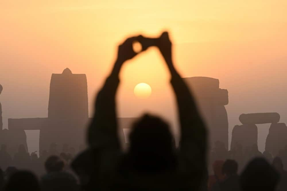 Stonehenge was built in stages, from around 3,000 BC to 2,300 BC, and the stones are aligned with the movements of the sun