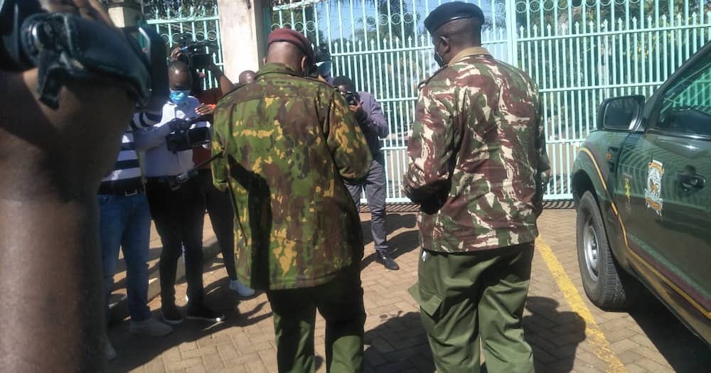 APs have taken over security at Ruto's residences.