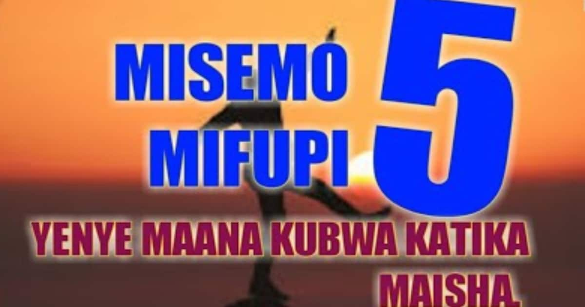 "Mwanamume Usitembee Bila Viatu": Nasaha Tano Moto Ambazo Zitakusaidia ...