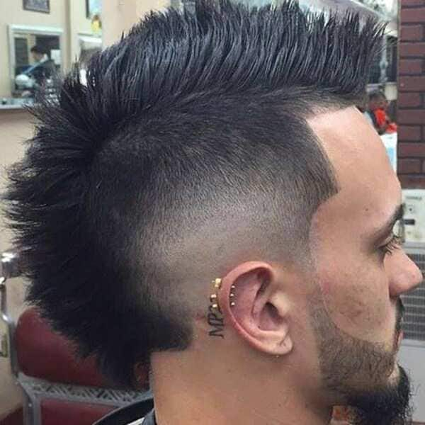 burst fade mullet